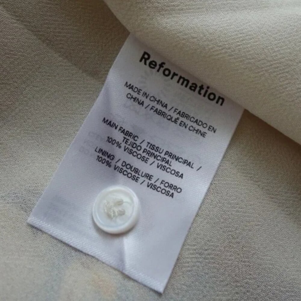 Reformation Baden Dress in Hari - Picture 10 of 12